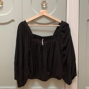 Free People Puff Sleeve Top